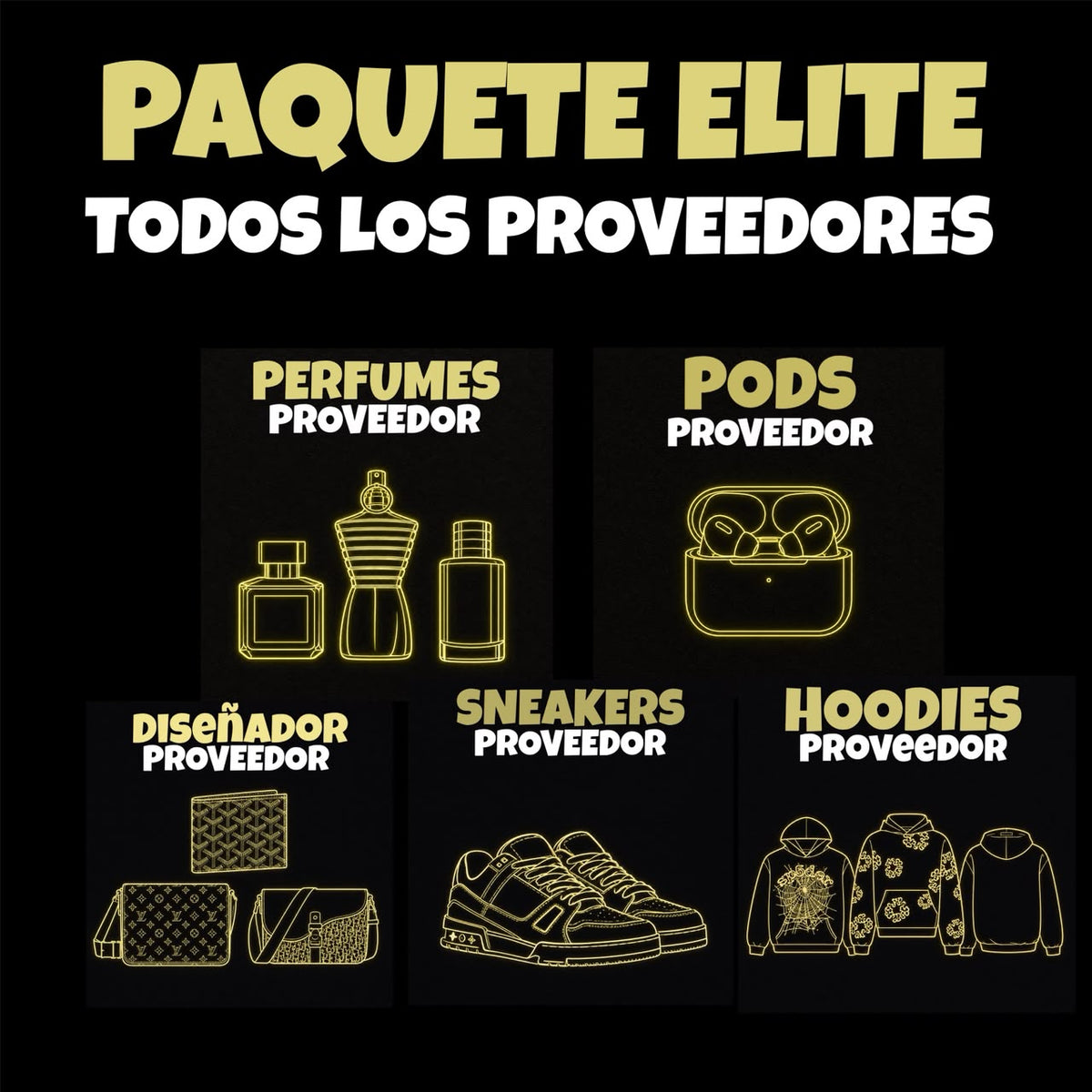 PAQUETE ELITE - PROVEEDORES